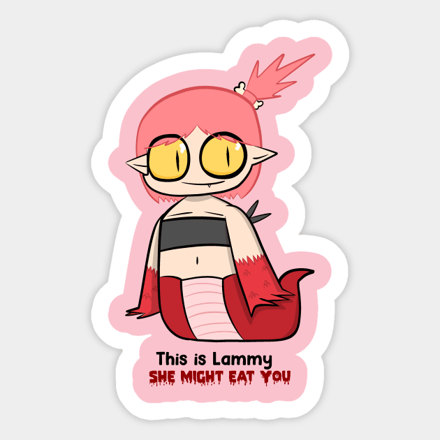 Lammy Sticker by Thenewguyinred's Shop
